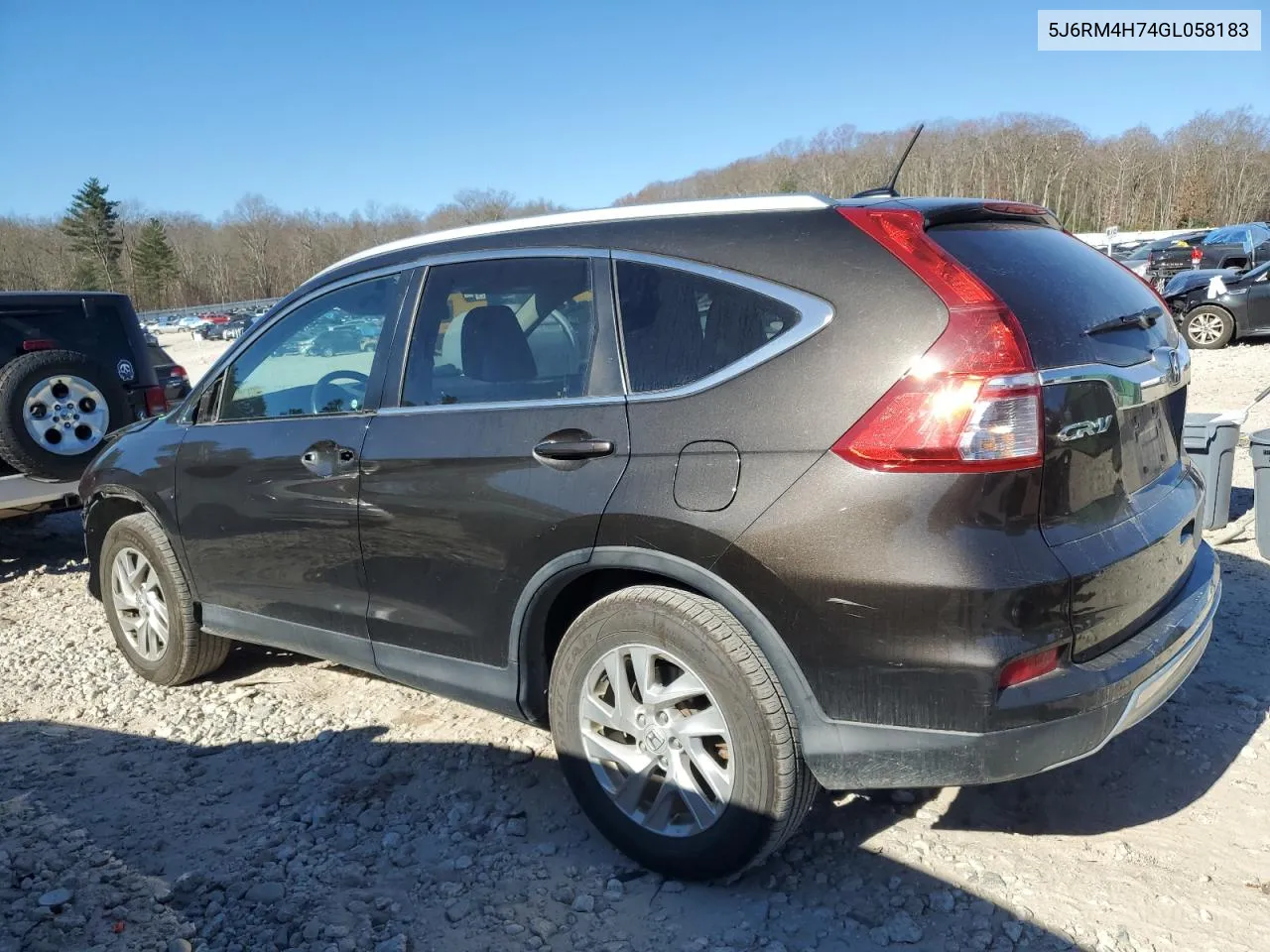 2016 Honda Cr-V Exl VIN: 5J6RM4H74GL058183 Lot: 79606814