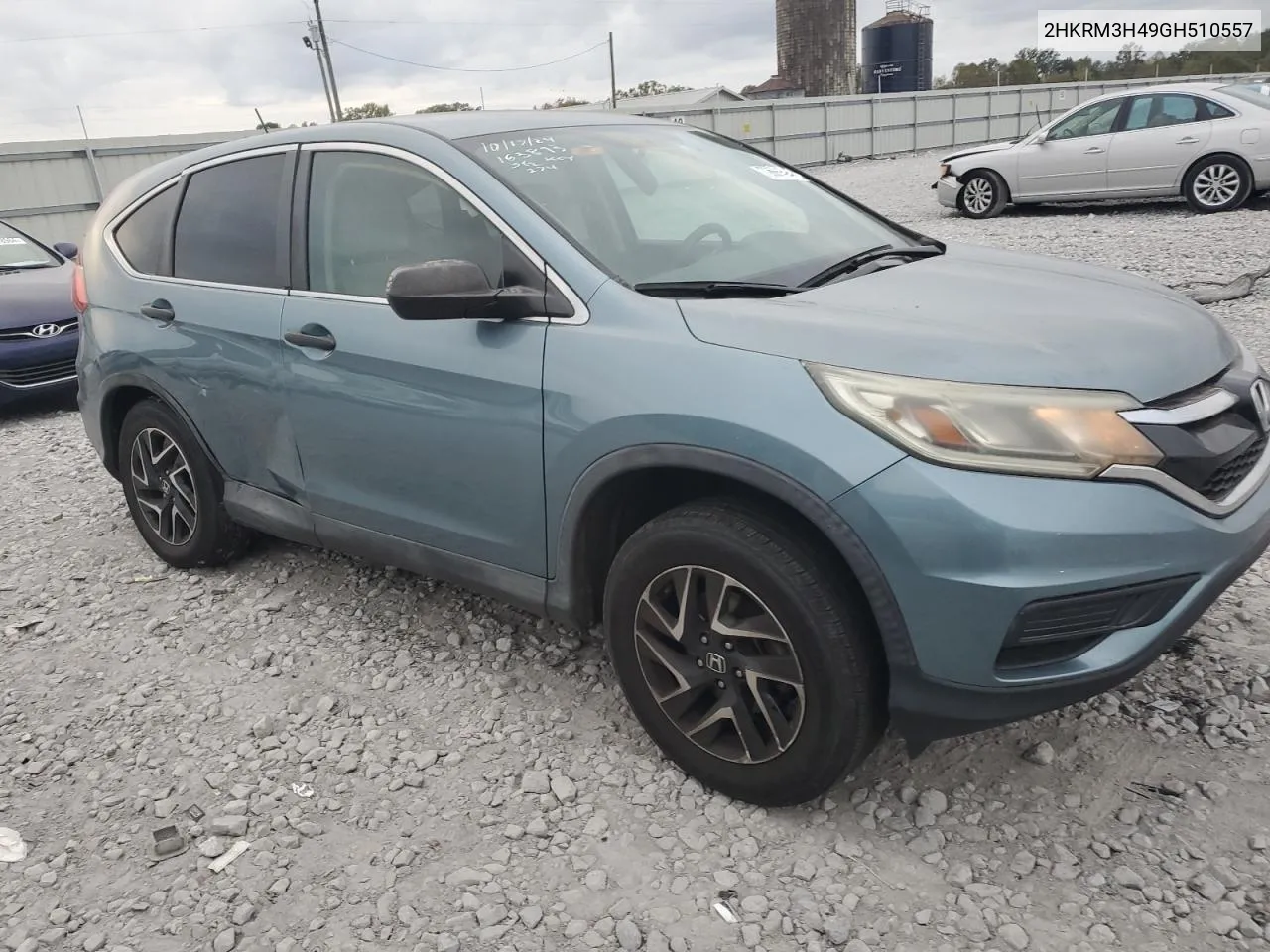 2016 Honda Cr-V Se VIN: 2HKRM3H49GH510557 Lot: 79661514