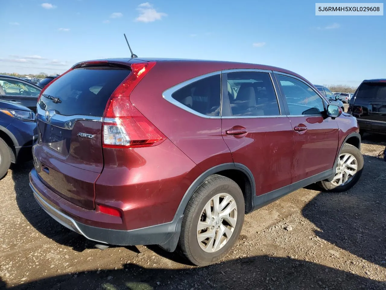 2016 Honda Cr-V Ex VIN: 5J6RM4H5XGL029608 Lot: 80162564