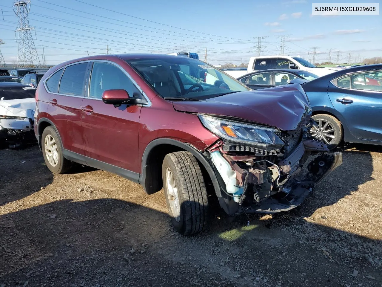 2016 Honda Cr-V Ex VIN: 5J6RM4H5XGL029608 Lot: 80162564