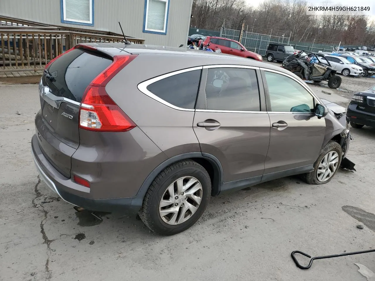 2016 Honda Cr-V Ex VIN: 2HKRM4H59GH621849 Lot: 80387734