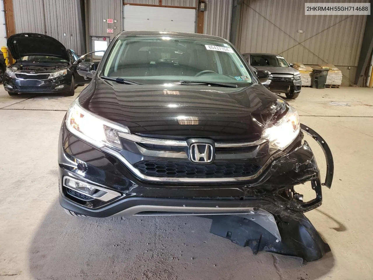 2016 Honda Cr-V Ex VIN: 2HKRM4H55GH714688 Lot: 80437104