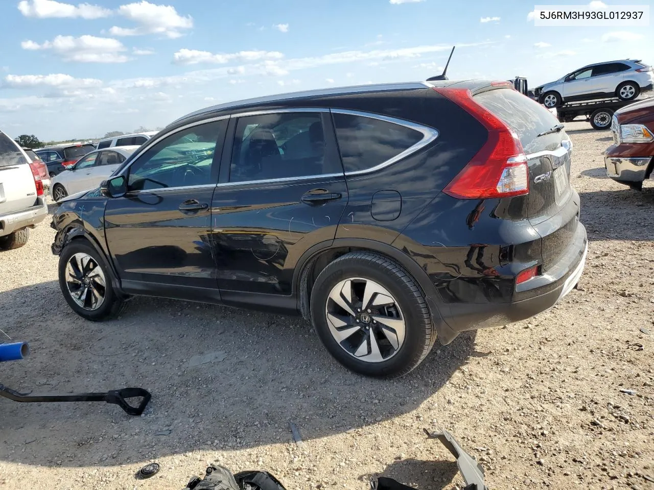 2016 Honda Cr-V Touring VIN: 5J6RM3H93GL012937 Lot: 80543764