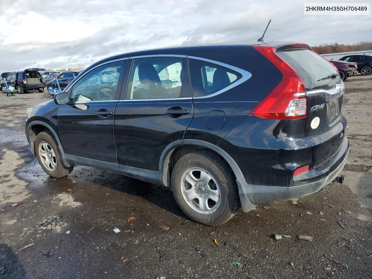 2016 Honda Cr-V Lx VIN: 2HKRM4H35GH706489 Lot: 80920864