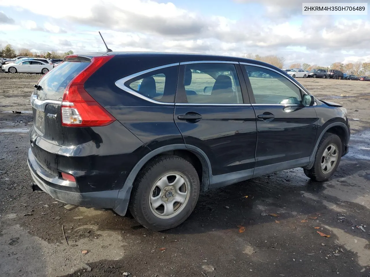 2016 Honda Cr-V Lx VIN: 2HKRM4H35GH706489 Lot: 80920864