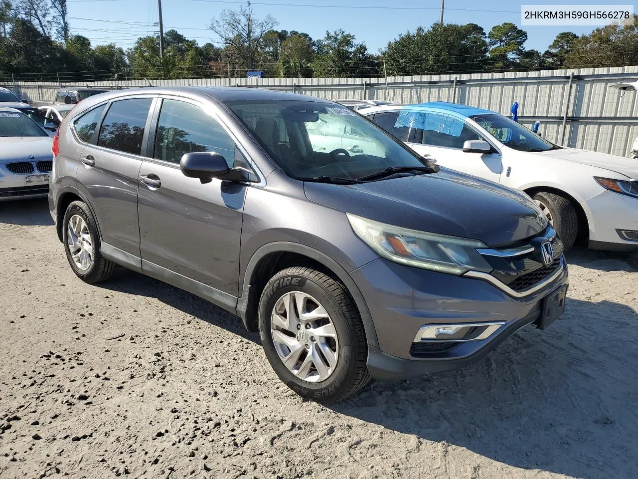 2016 Honda Cr-V Ex VIN: 2HKRM3H59GH566278 Lot: 80961864