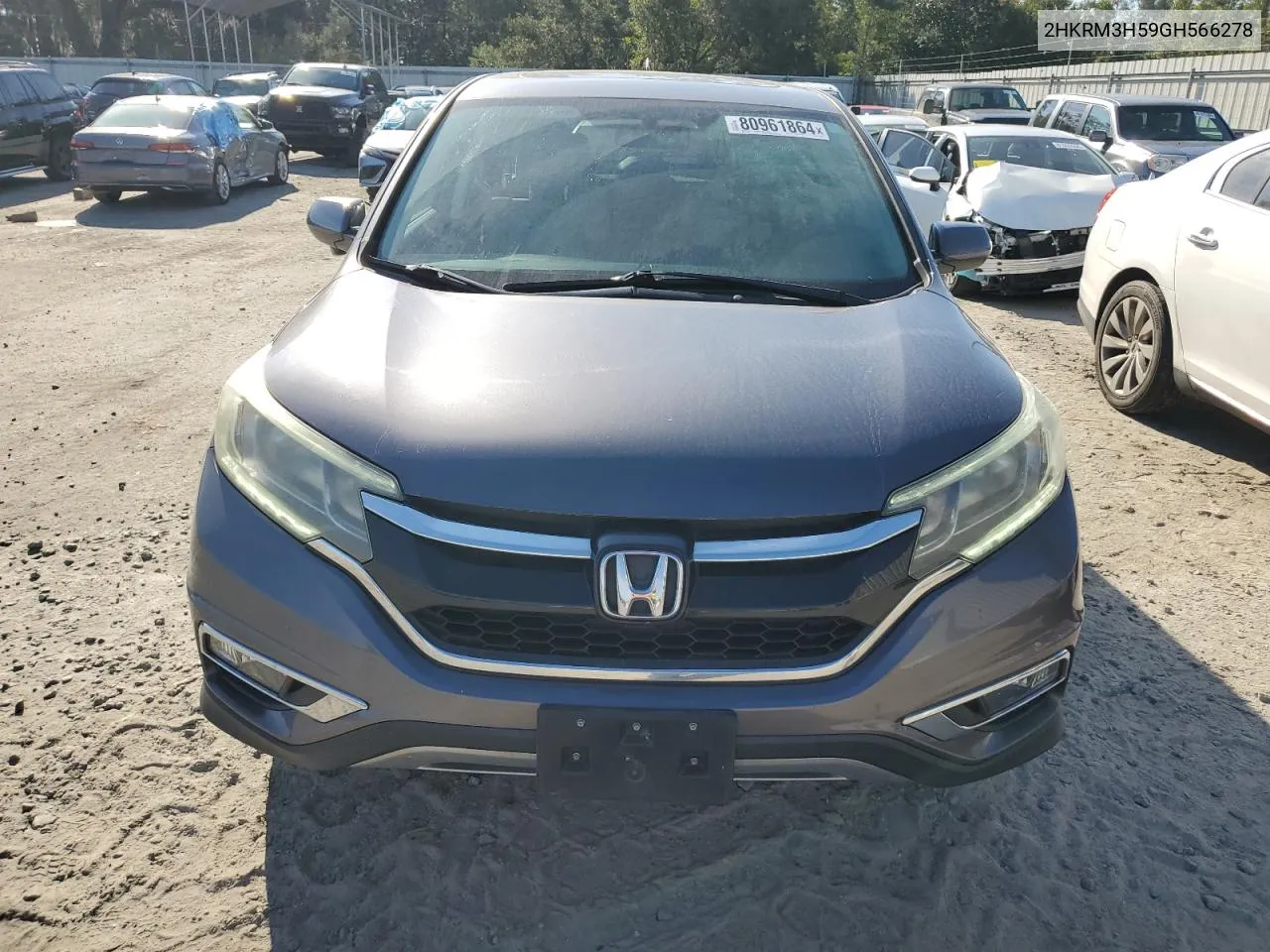 2016 Honda Cr-V Ex VIN: 2HKRM3H59GH566278 Lot: 80961864