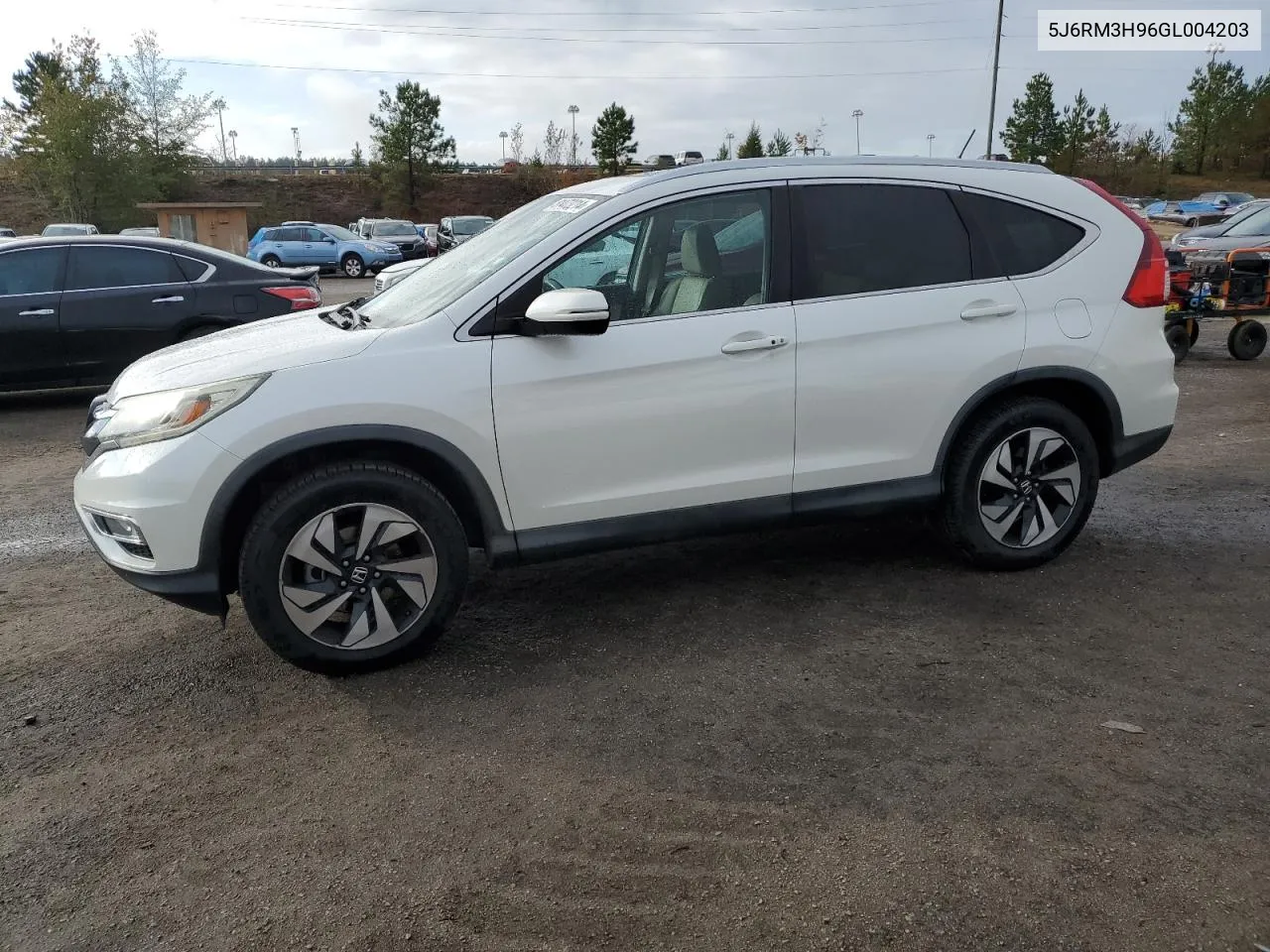 2016 Honda Cr-V Touring VIN: 5J6RM3H96GL004203 Lot: 81473214