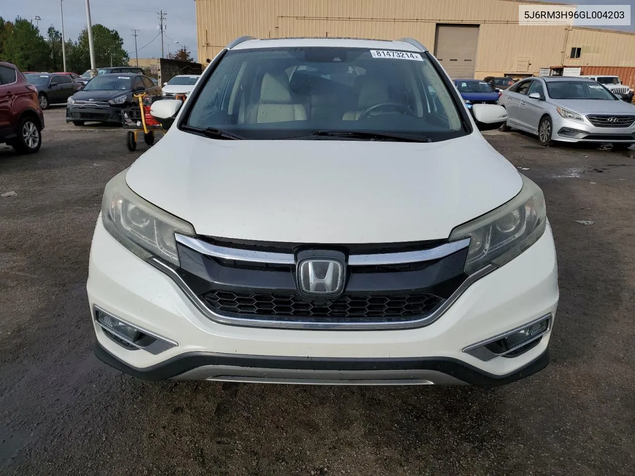 2016 Honda Cr-V Touring VIN: 5J6RM3H96GL004203 Lot: 81473214