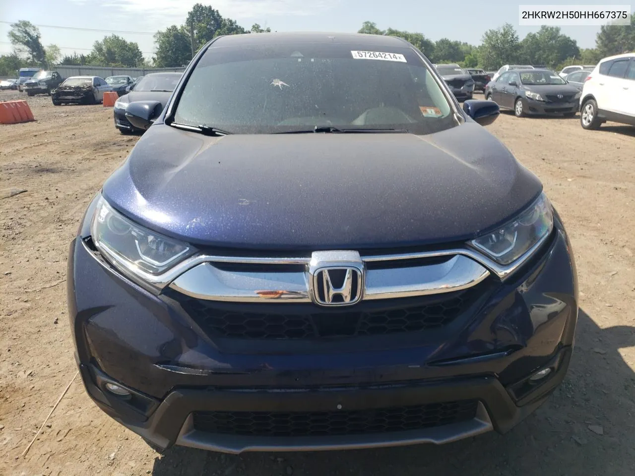 2017 Honda Cr-V Ex VIN: 2HKRW2H50HH667375 Lot: 57264214