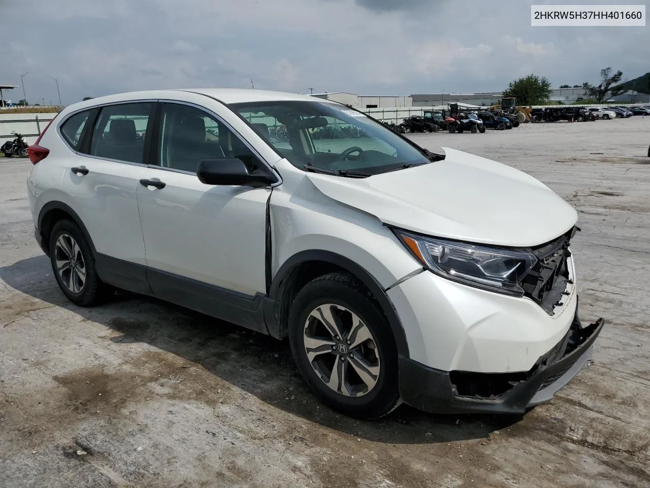 2017 Honda Cr-V Lx VIN: 2HKRW5H37HH401660 Lot: 57399524