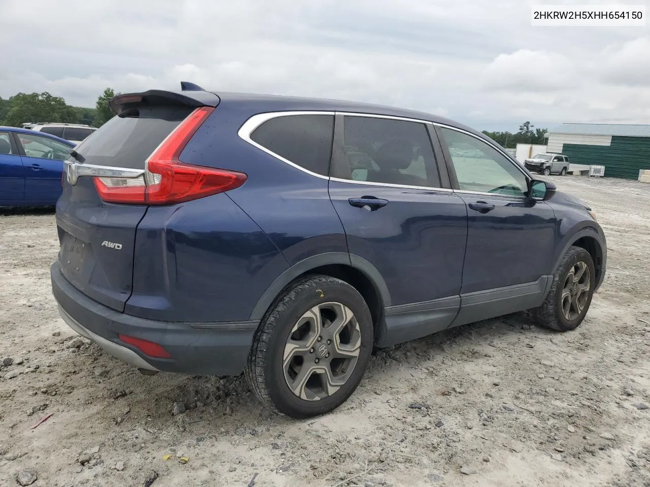 2017 Honda Cr-V Ex VIN: 2HKRW2H5XHH654150 Lot: 58395274