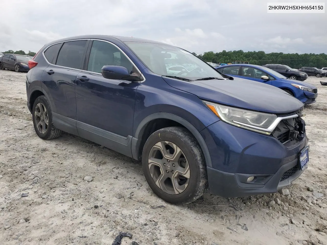 2017 Honda Cr-V Ex VIN: 2HKRW2H5XHH654150 Lot: 58395274