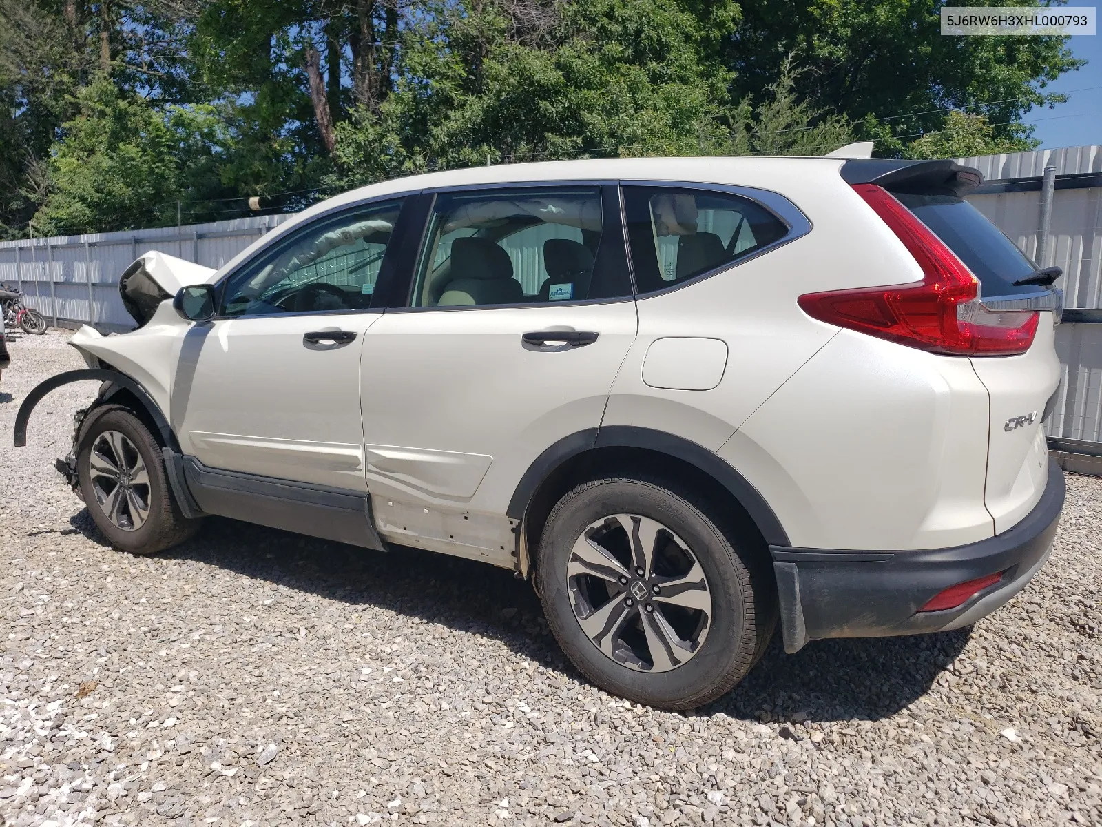 2017 Honda Cr-V Lx VIN: 5J6RW6H3XHL000793 Lot: 58489444