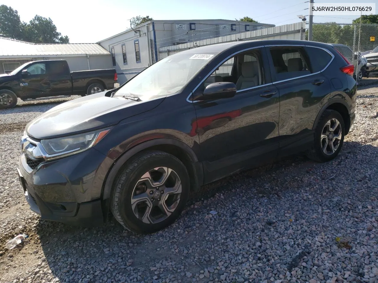 2017 Honda Cr-V Ex VIN: 5J6RW2H50HL076629 Lot: 58728914