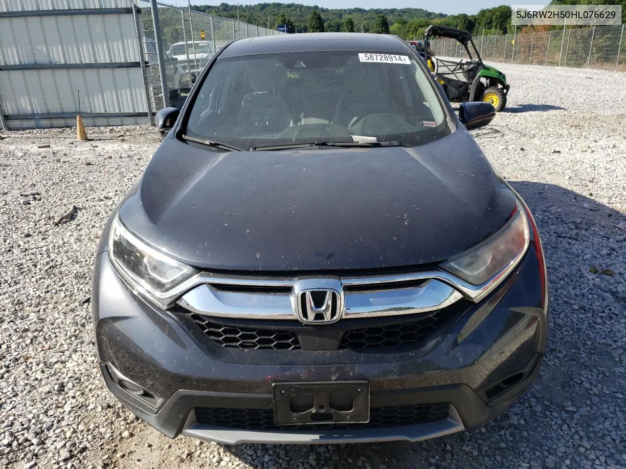 2017 Honda Cr-V Ex VIN: 5J6RW2H50HL076629 Lot: 58728914