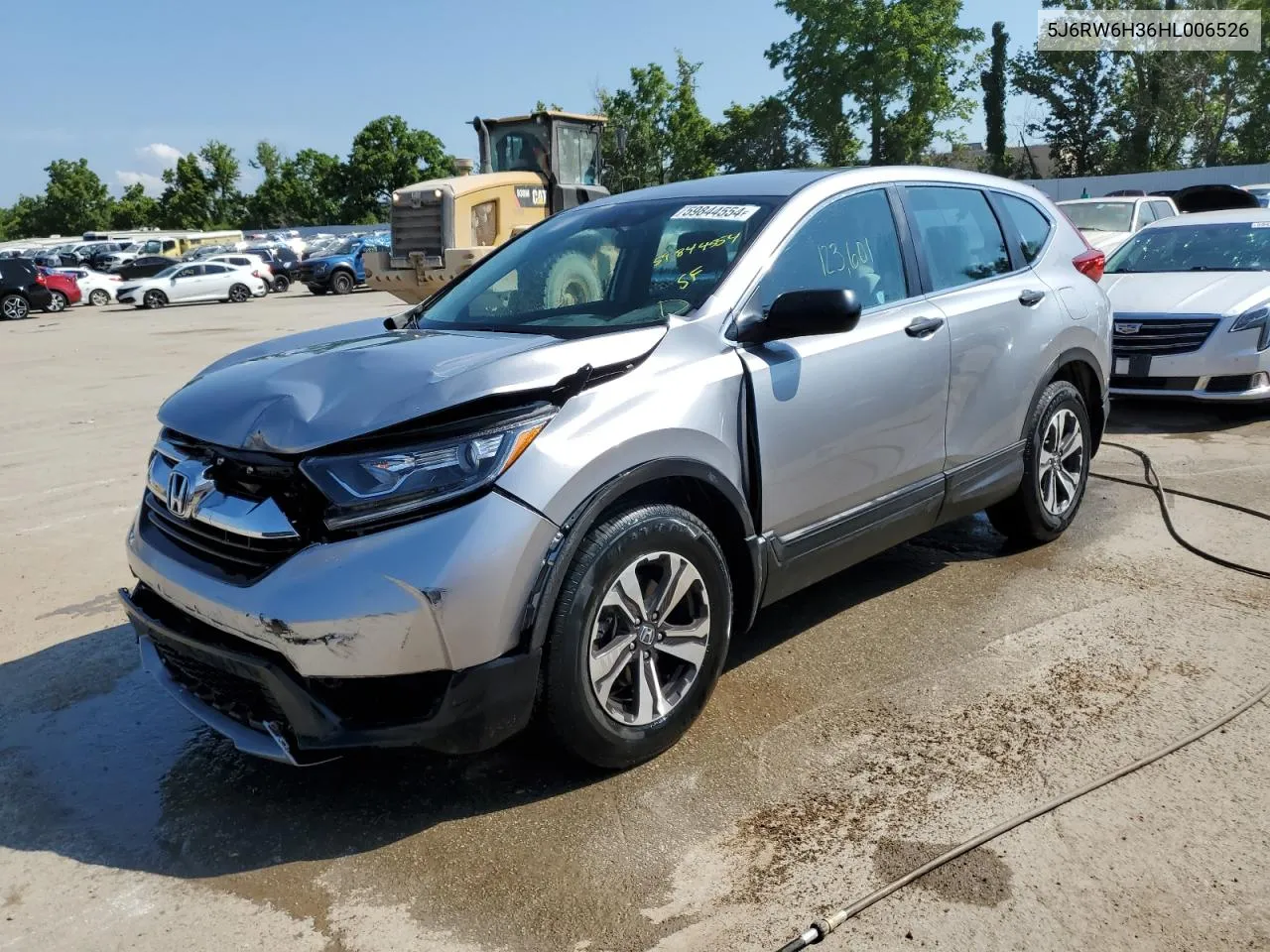 2017 Honda Cr-V Lx VIN: 5J6RW6H36HL006526 Lot: 59844554