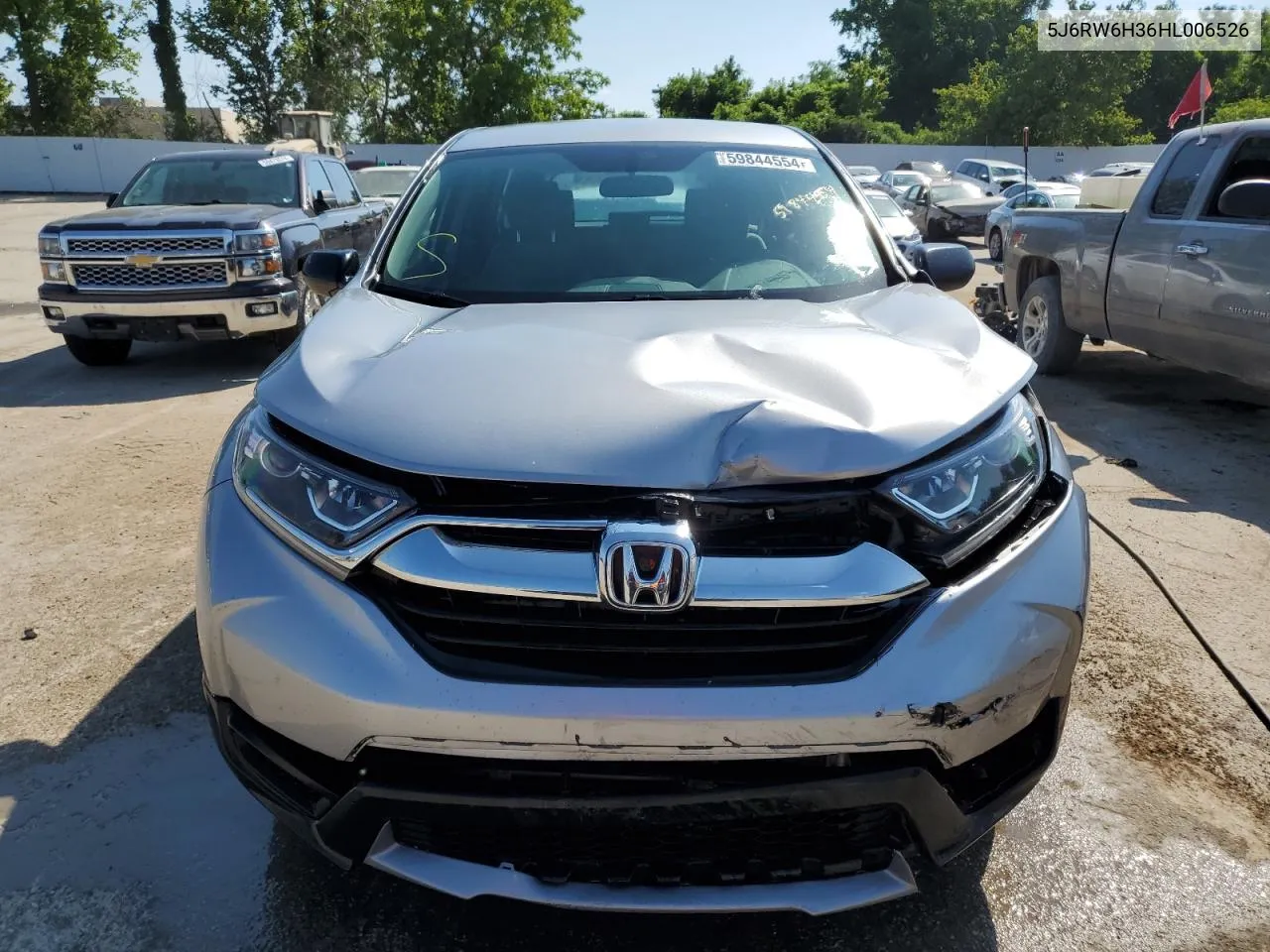 2017 Honda Cr-V Lx VIN: 5J6RW6H36HL006526 Lot: 59844554