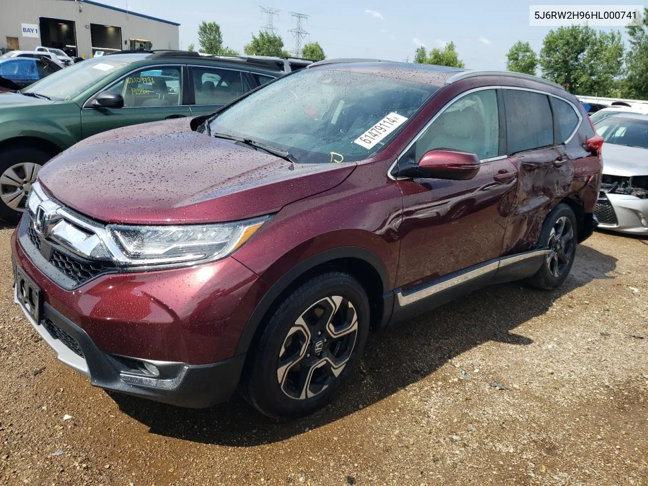 2017 Honda Cr-V Touring VIN: 5J6RW2H96HL000741 Lot: 61479114