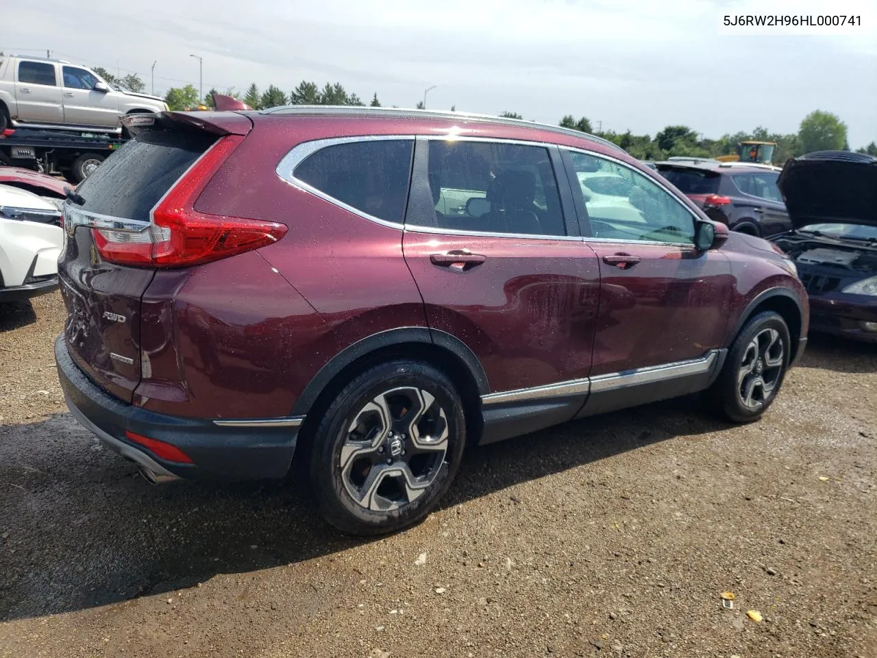 2017 Honda Cr-V Touring VIN: 5J6RW2H96HL000741 Lot: 61479114