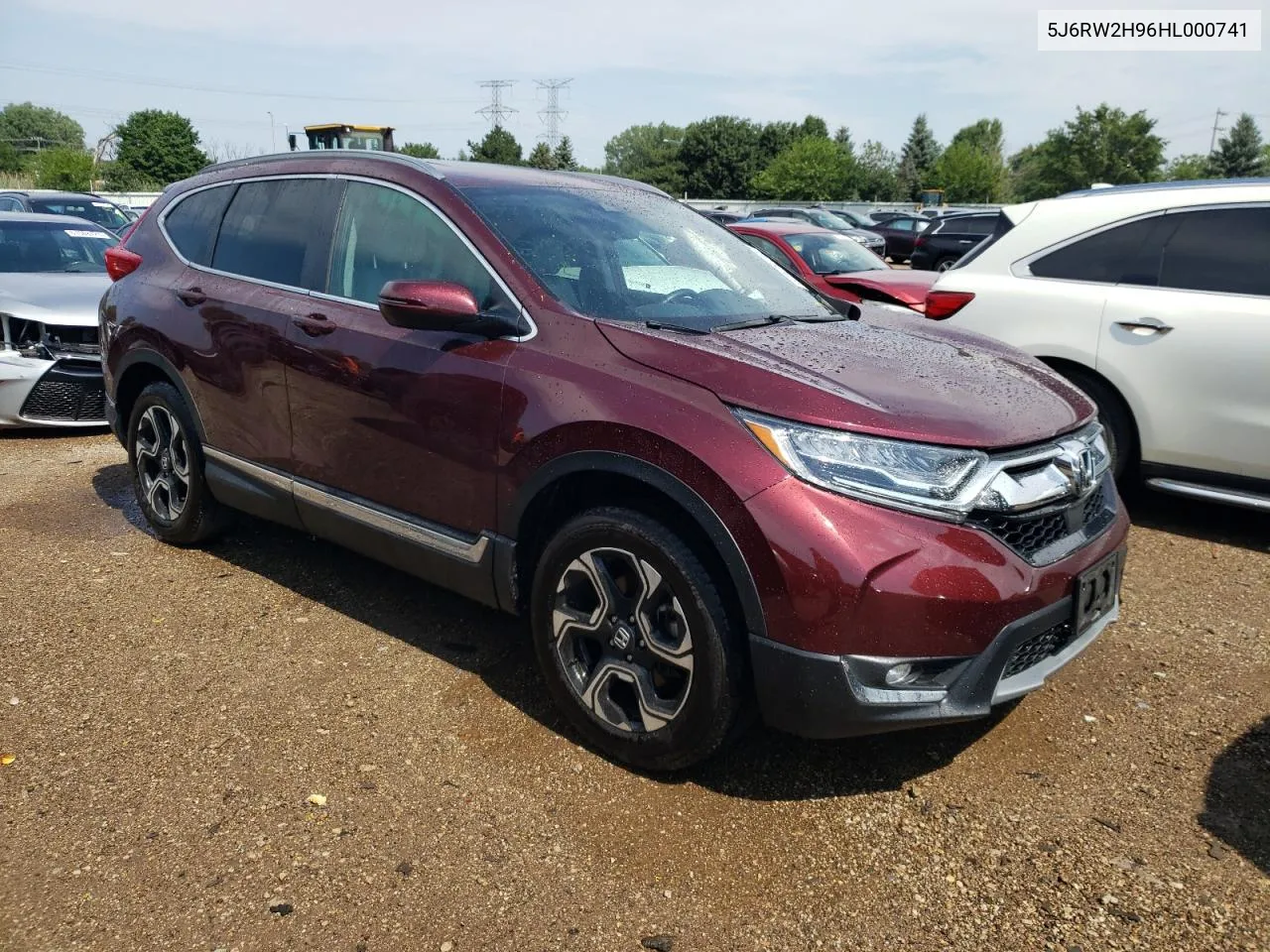 2017 Honda Cr-V Touring VIN: 5J6RW2H96HL000741 Lot: 61479114