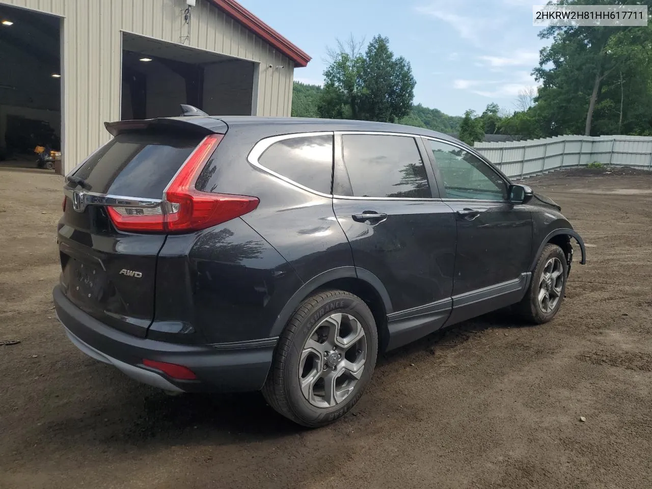 2017 Honda Cr-V Exl VIN: 2HKRW2H81HH617711 Lot: 61918184