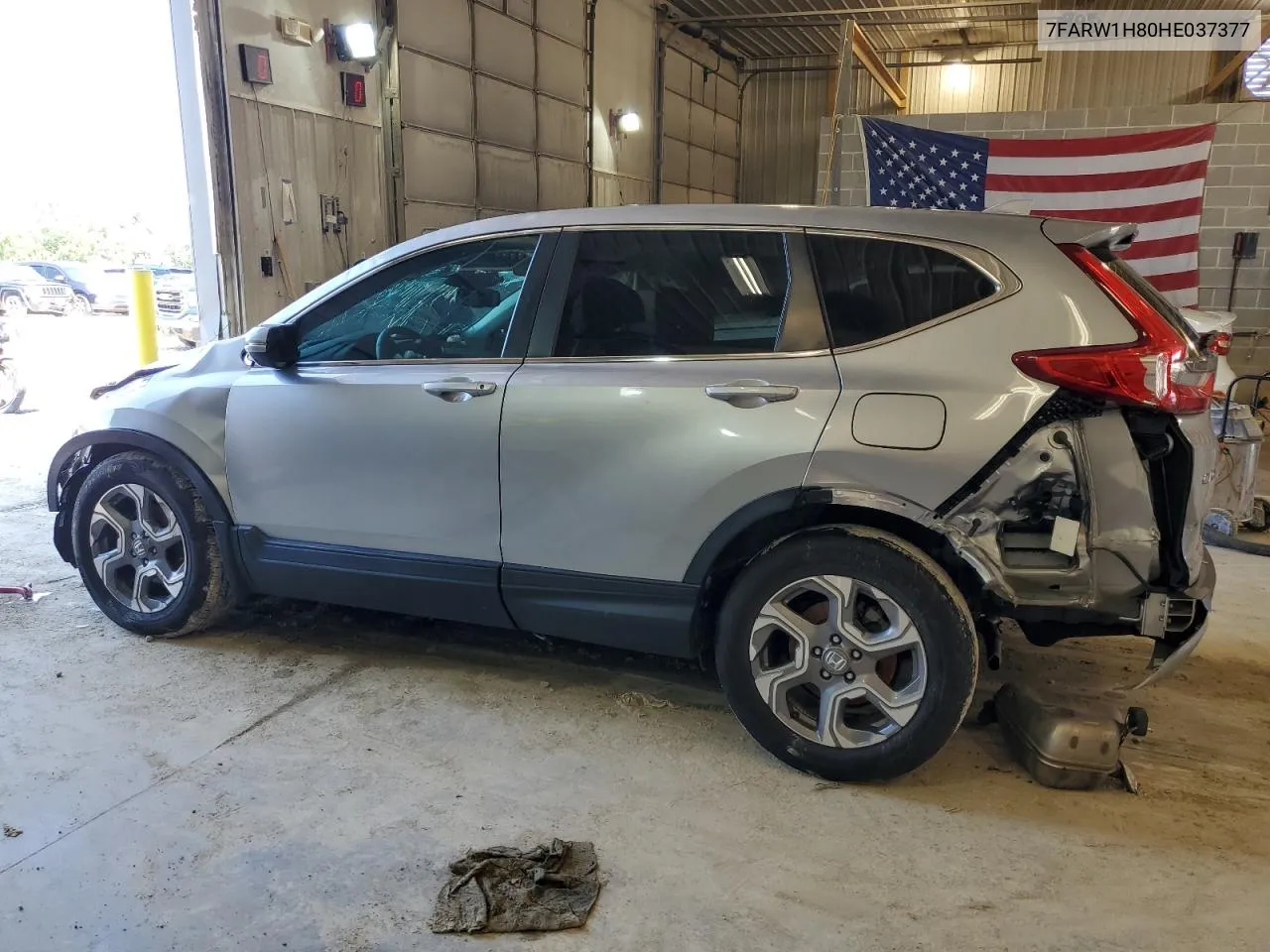 2017 Honda Cr-V Exl VIN: 7FARW1H80HE037377 Lot: 62053324