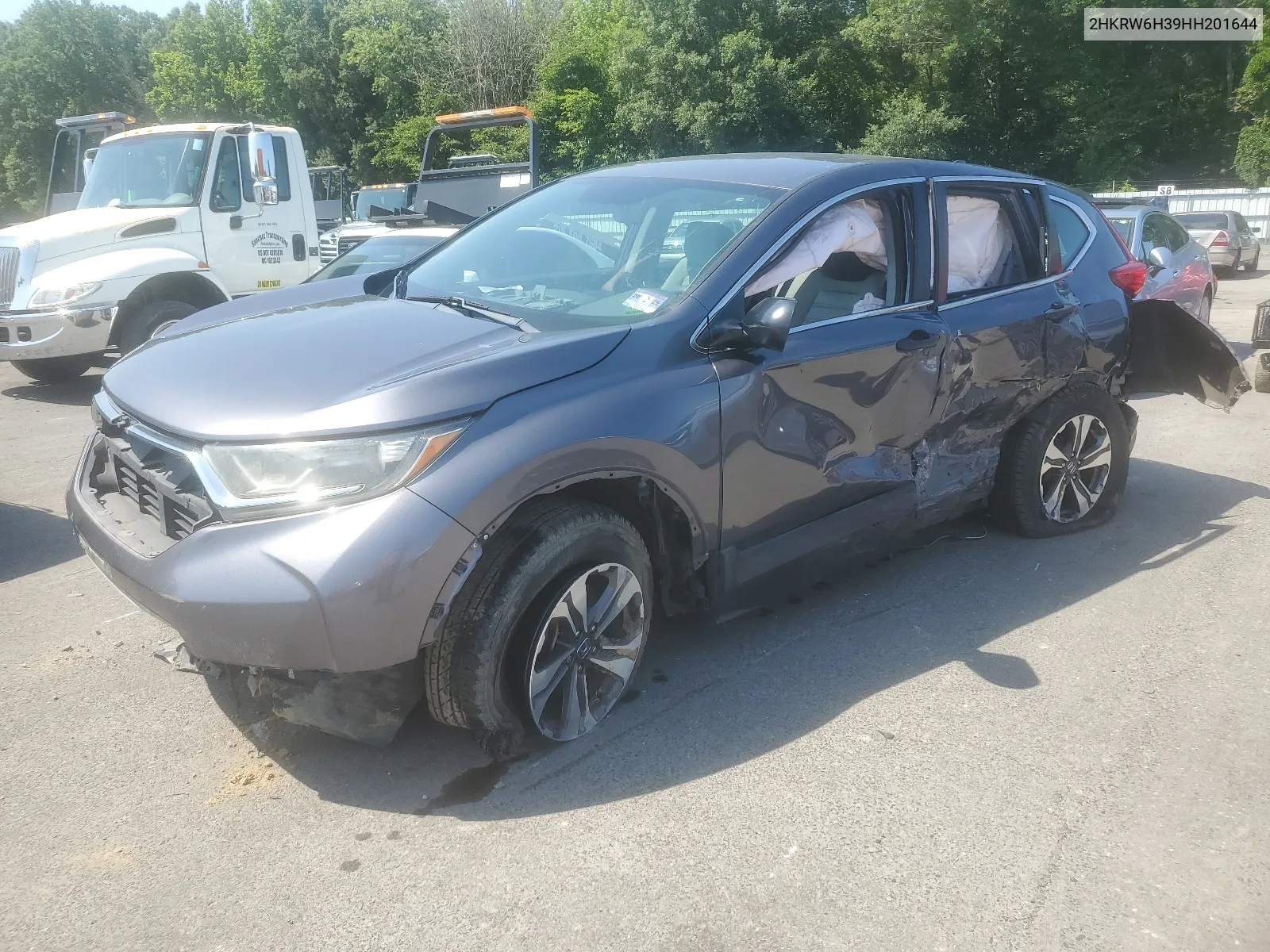 2017 Honda Cr-V Lx VIN: 2HKRW6H39HH201644 Lot: 62510564