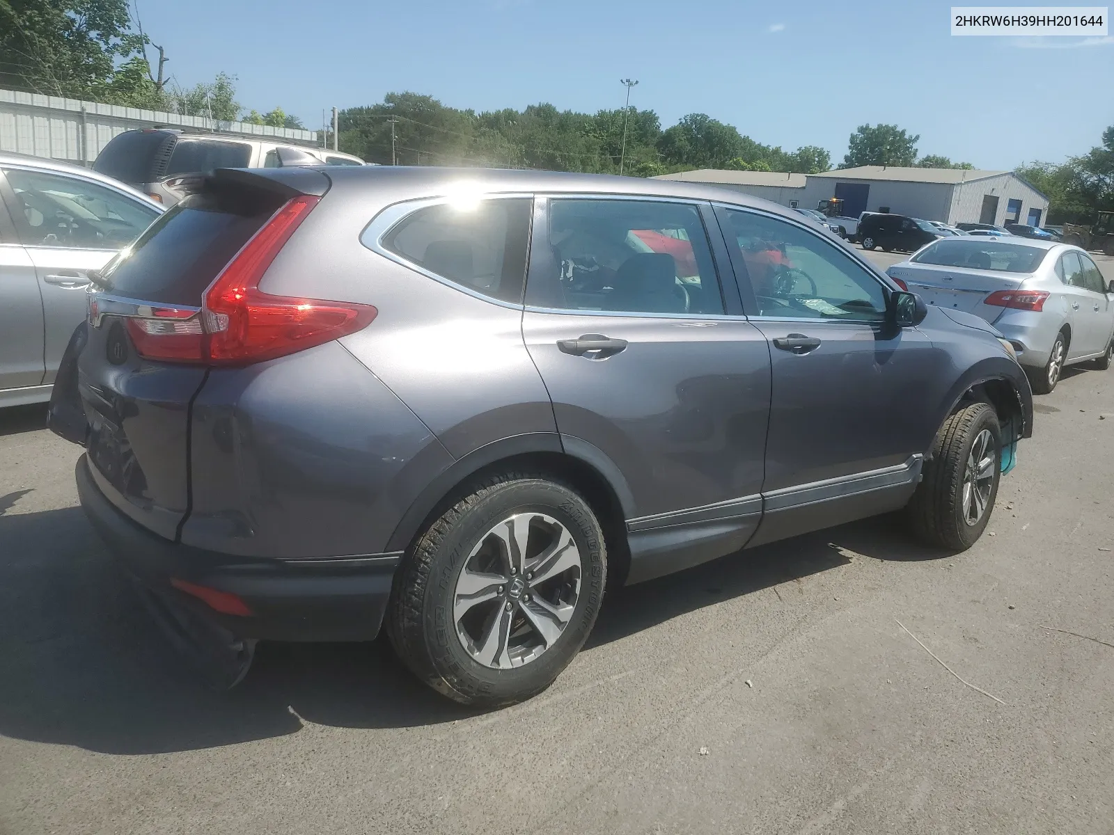 2017 Honda Cr-V Lx VIN: 2HKRW6H39HH201644 Lot: 62510564