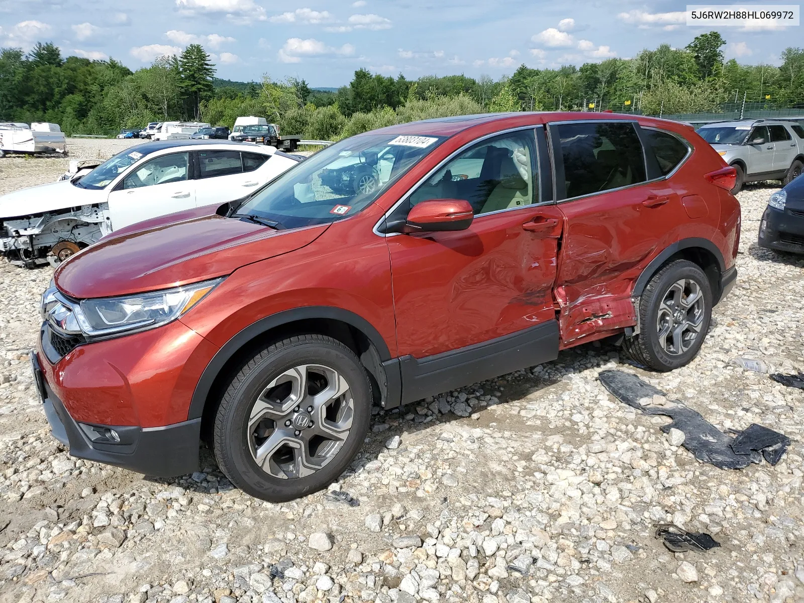 2017 Honda Cr-V Exl VIN: 5J6RW2H88HL069972 Lot: 63803104