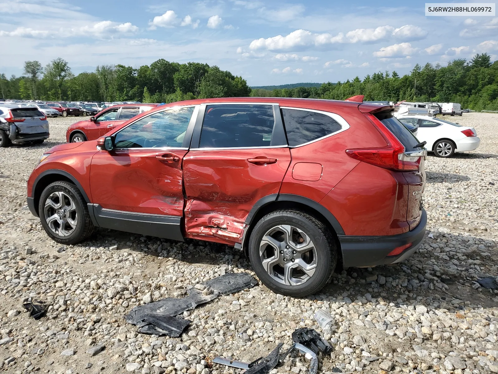 2017 Honda Cr-V Exl VIN: 5J6RW2H88HL069972 Lot: 63803104