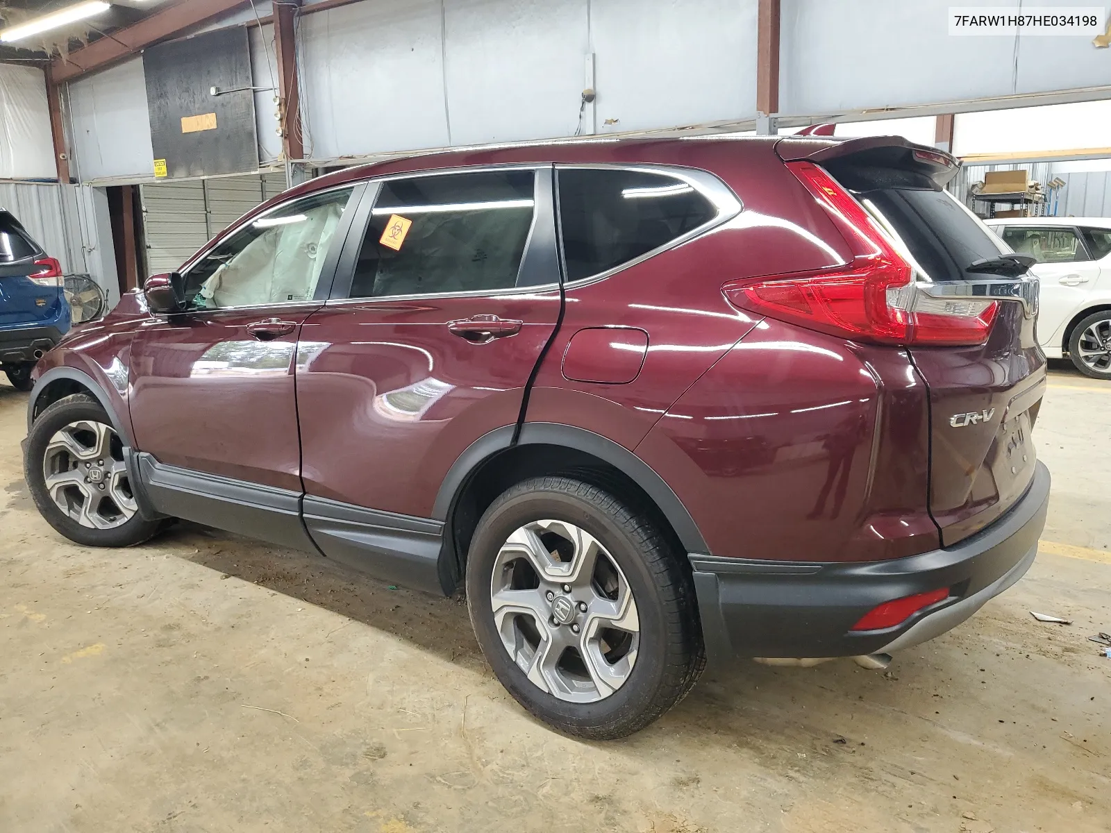 2017 Honda Cr-V Exl VIN: 7FARW1H87HE034198 Lot: 64756174