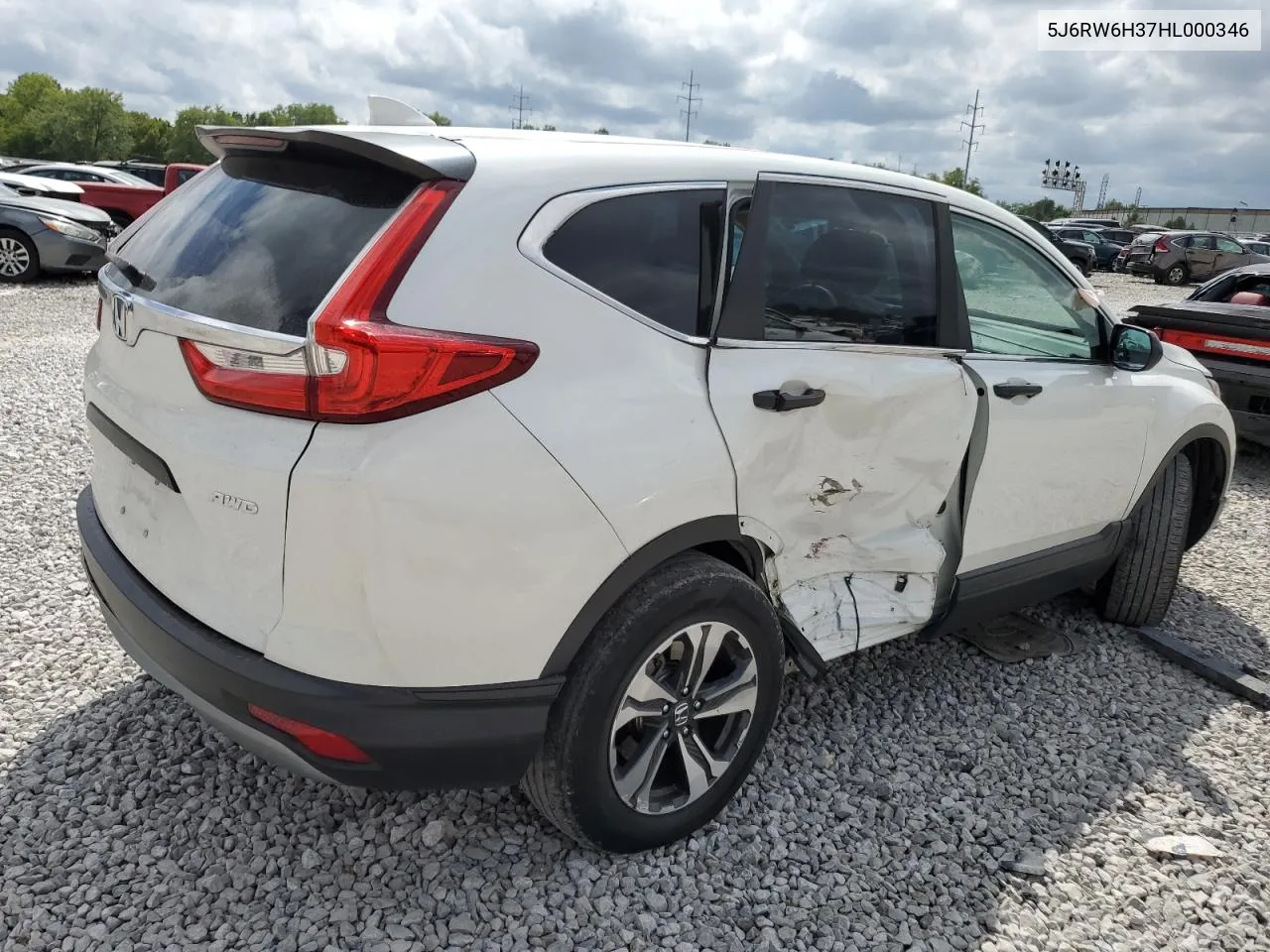 2017 Honda Cr-V Lx VIN: 5J6RW6H37HL000346 Lot: 67709994