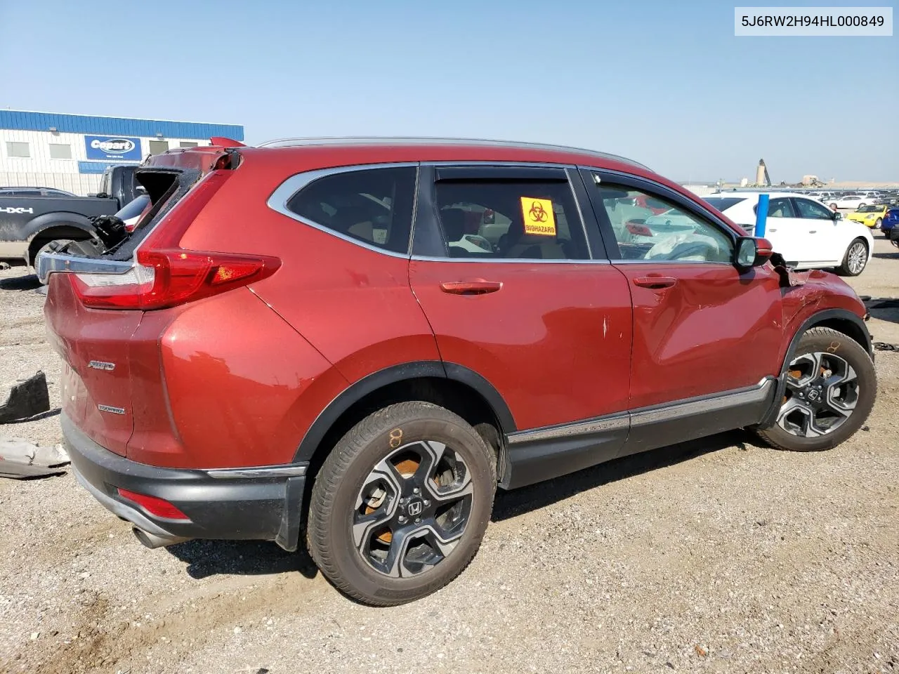 5J6RW2H94HL000849 2017 Honda Cr-V Touring