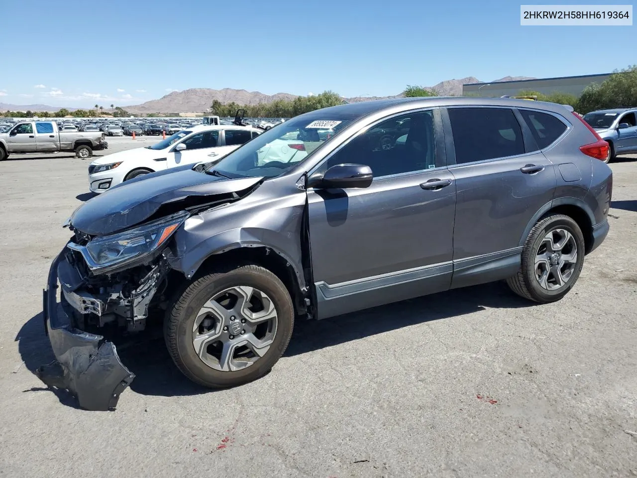 2017 Honda Cr-V Ex VIN: 2HKRW2H58HH619364 Lot: 68953074