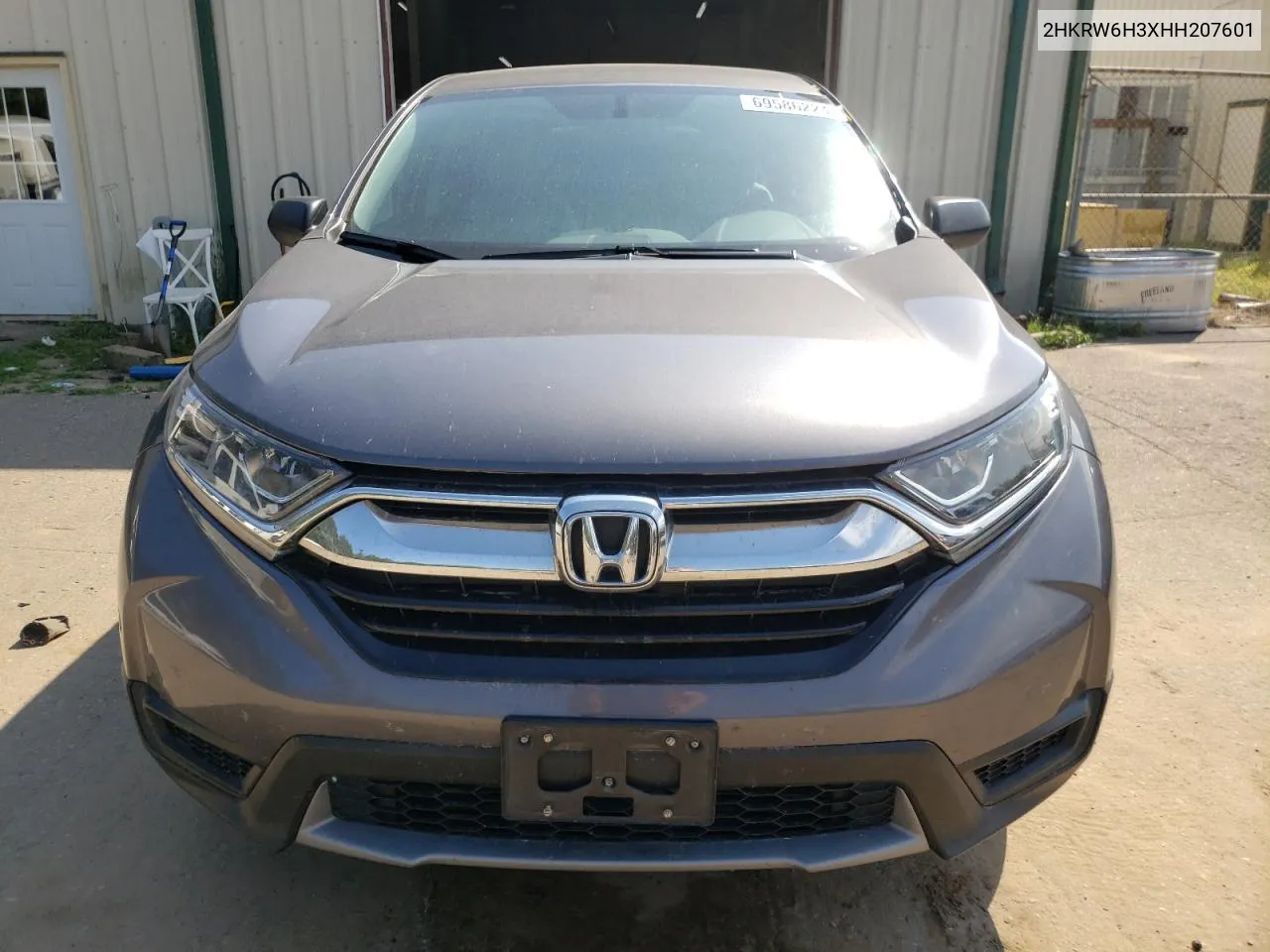 2017 Honda Cr-V Lx VIN: 2HKRW6H3XHH207601 Lot: 69586224