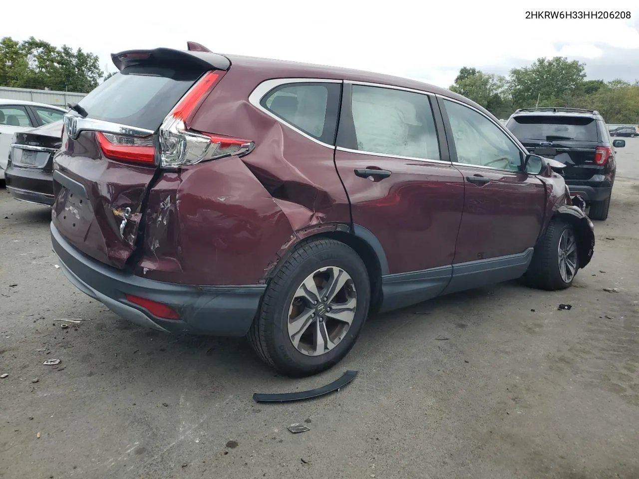 2HKRW6H33HH206208 2017 Honda Cr-V Lx