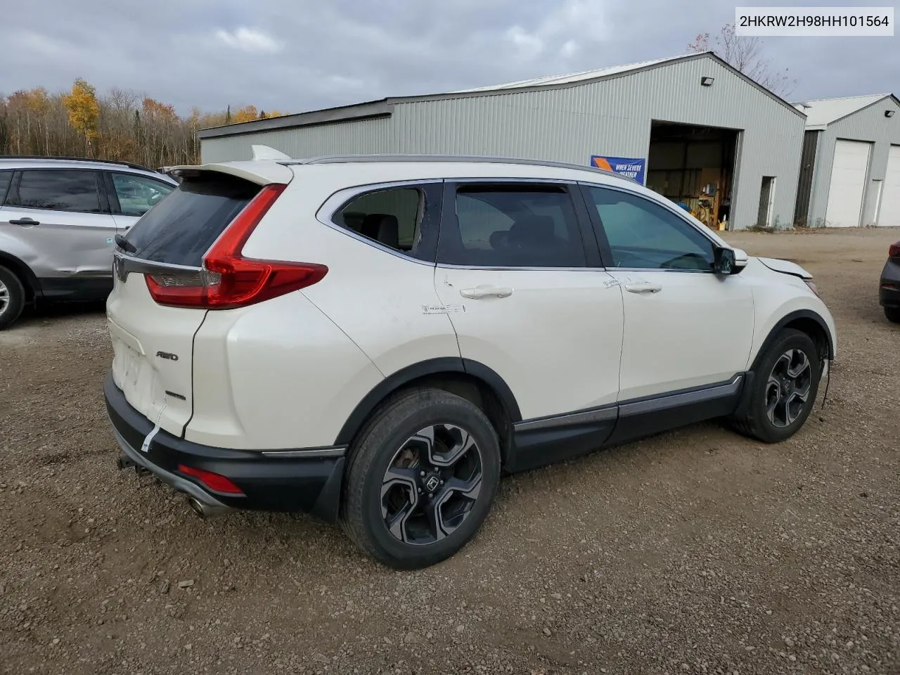 2017 Honda Cr-V Touring VIN: 2HKRW2H98HH101564 Lot: 72258964