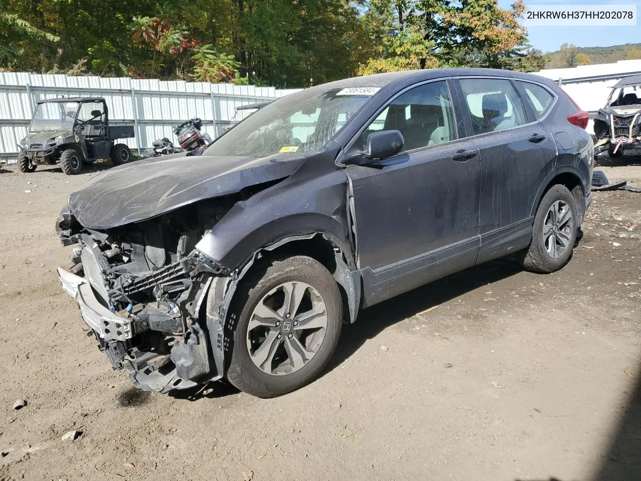 2HKRW6H37HH202078 2017 Honda Cr-V Lx