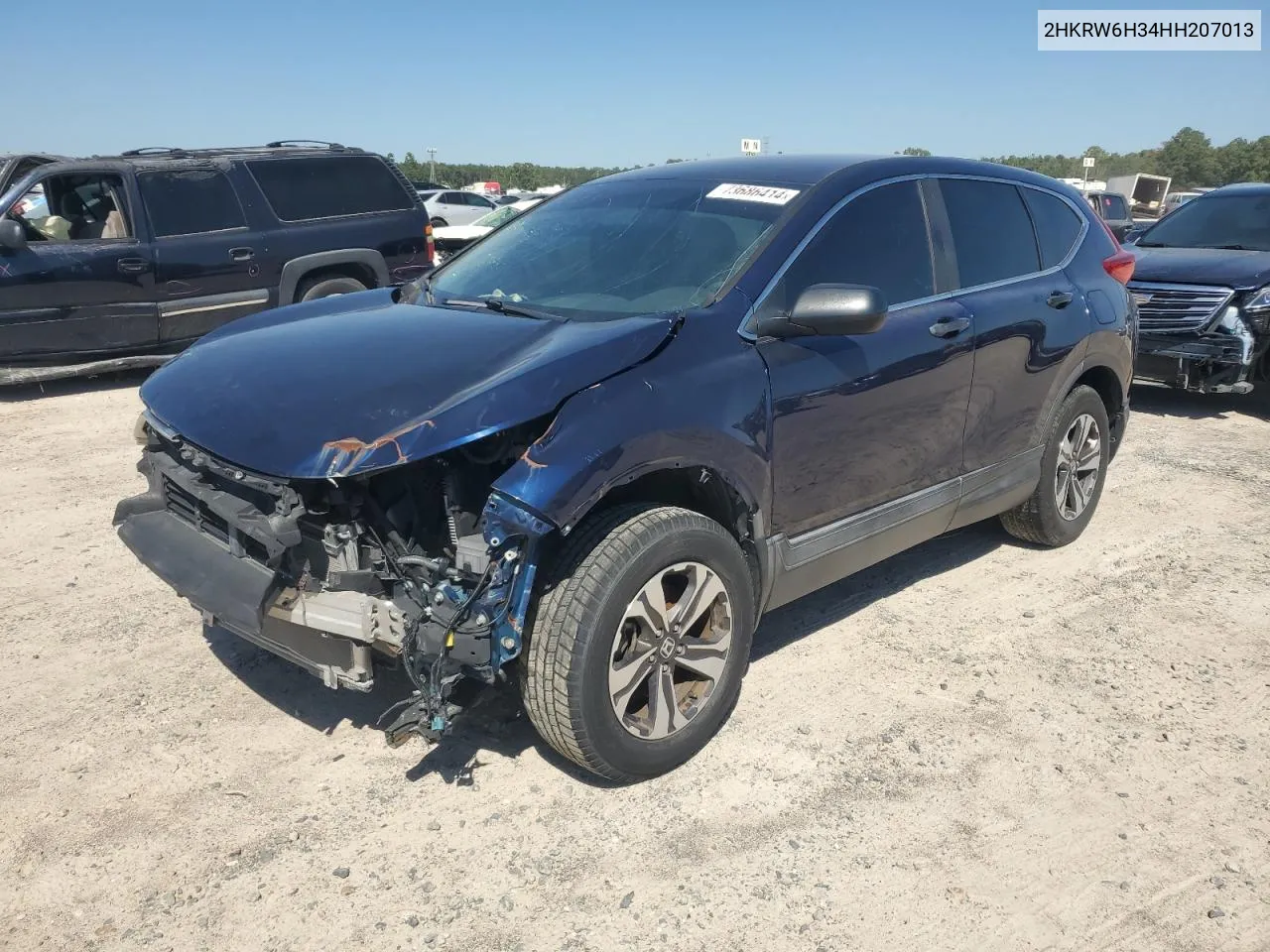 2017 Honda Cr-V Lx VIN: 2HKRW6H34HH207013 Lot: 73686414