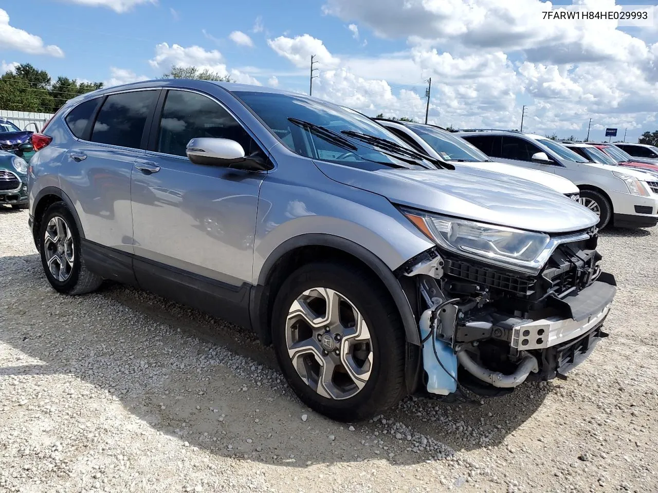 2017 Honda Cr-V Exl VIN: 7FARW1H84HE029993 Lot: 73835254