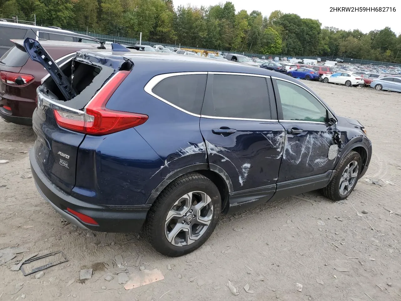 2HKRW2H59HH682716 2017 Honda Cr-V Ex