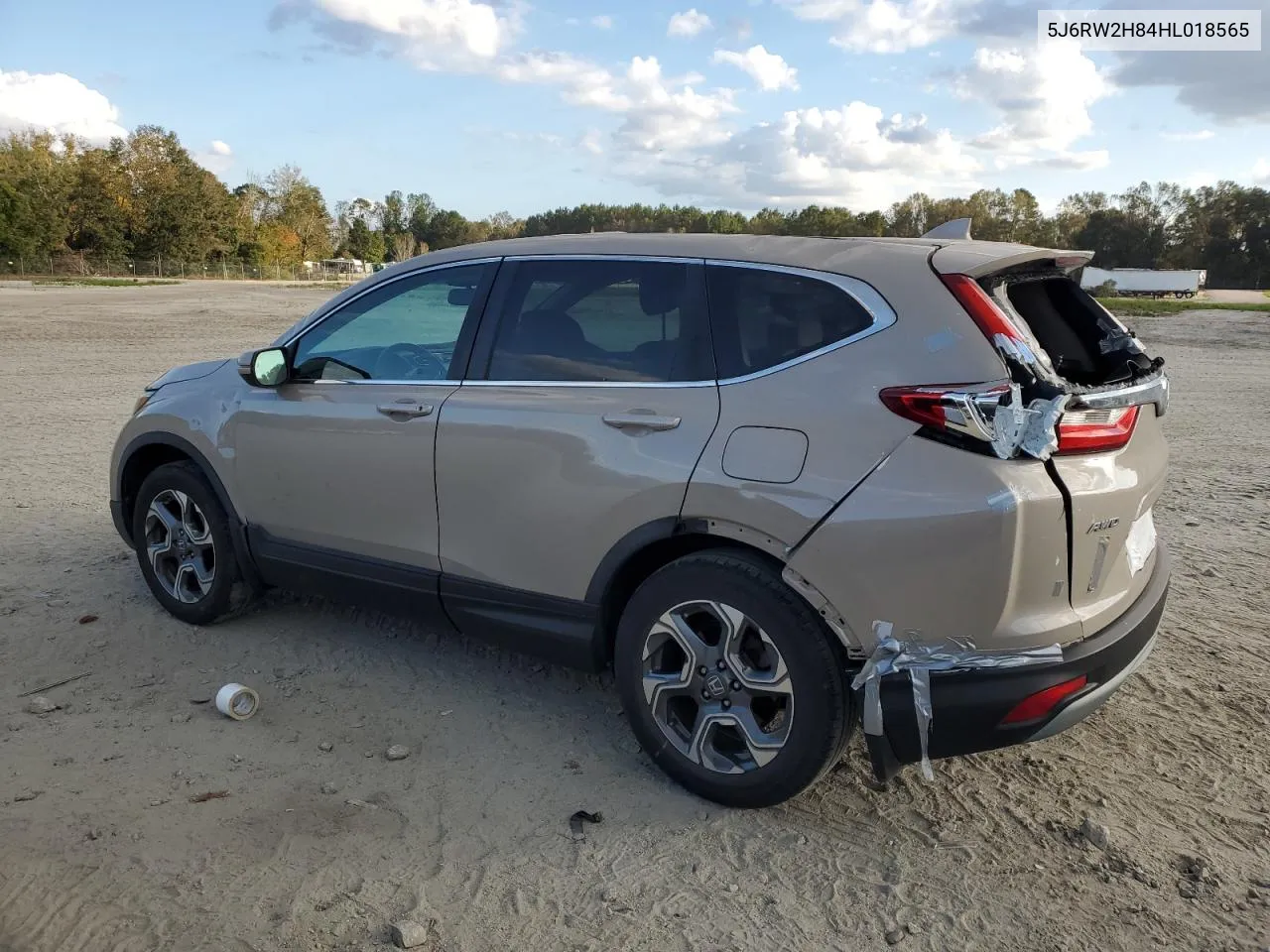 2017 Honda Cr-V Exl VIN: 5J6RW2H84HL018565 Lot: 75087044