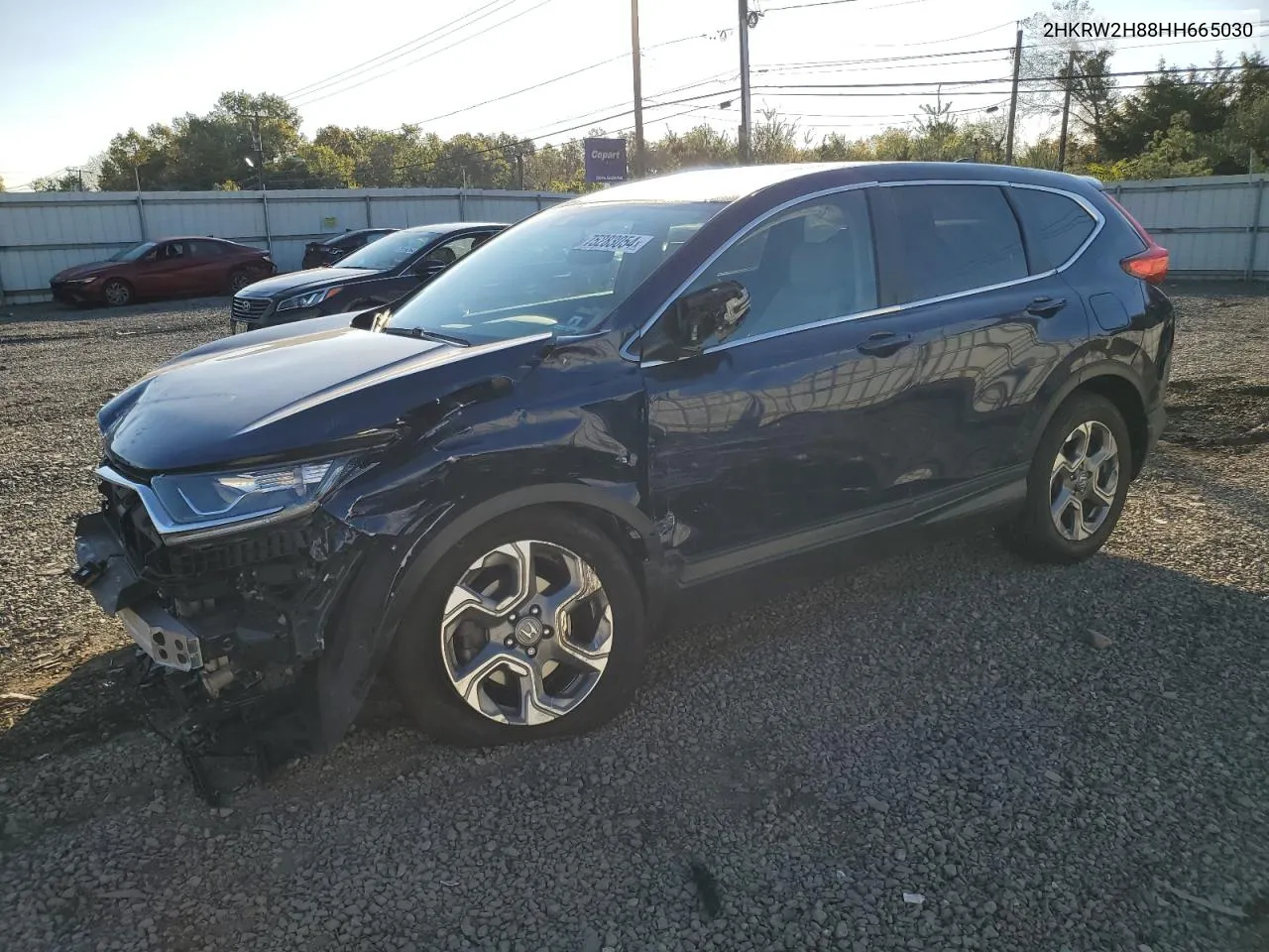 2017 Honda Cr-V Exl VIN: 2HKRW2H88HH665030 Lot: 75283054