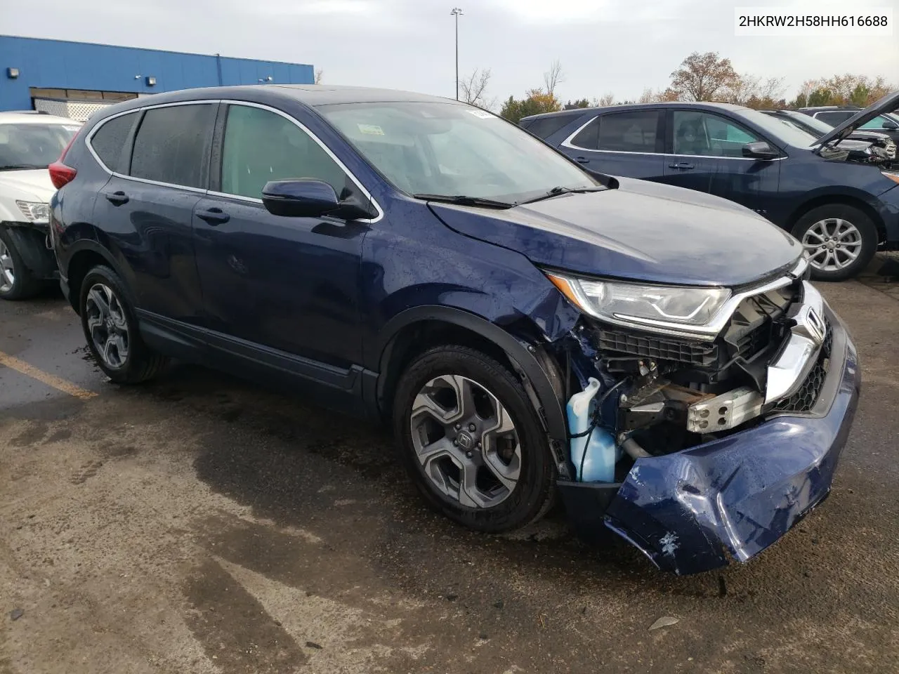 2017 Honda Cr-V Ex VIN: 2HKRW2H58HH616688 Lot: 76248464