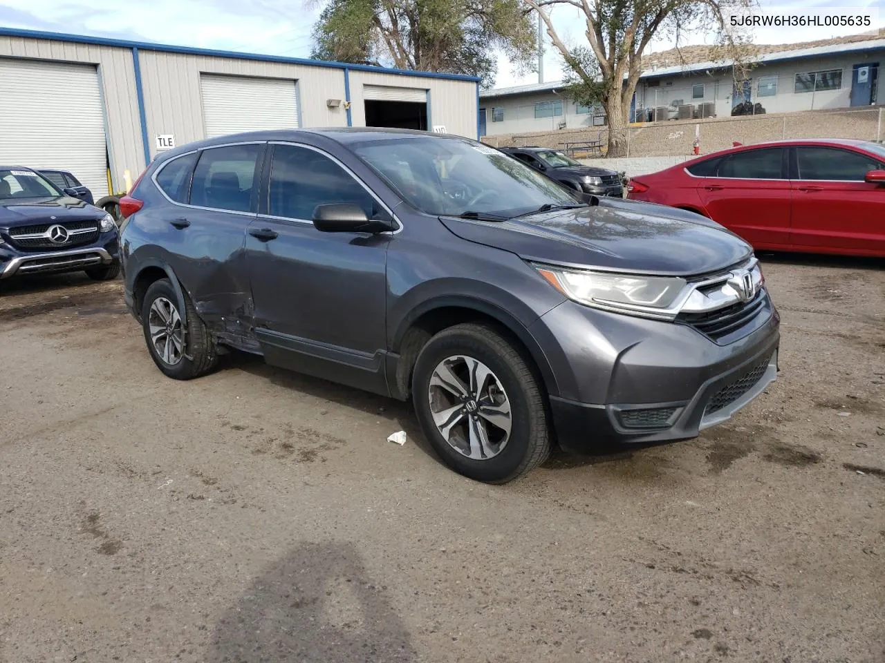 2017 Honda Cr-V Lx VIN: 5J6RW6H36HL005635 Lot: 76521704