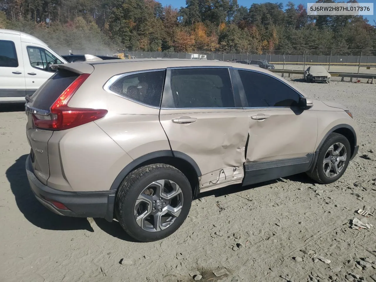 2017 Honda Cr-V Exl VIN: 5J6RW2H87HL017376 Lot: 76662374