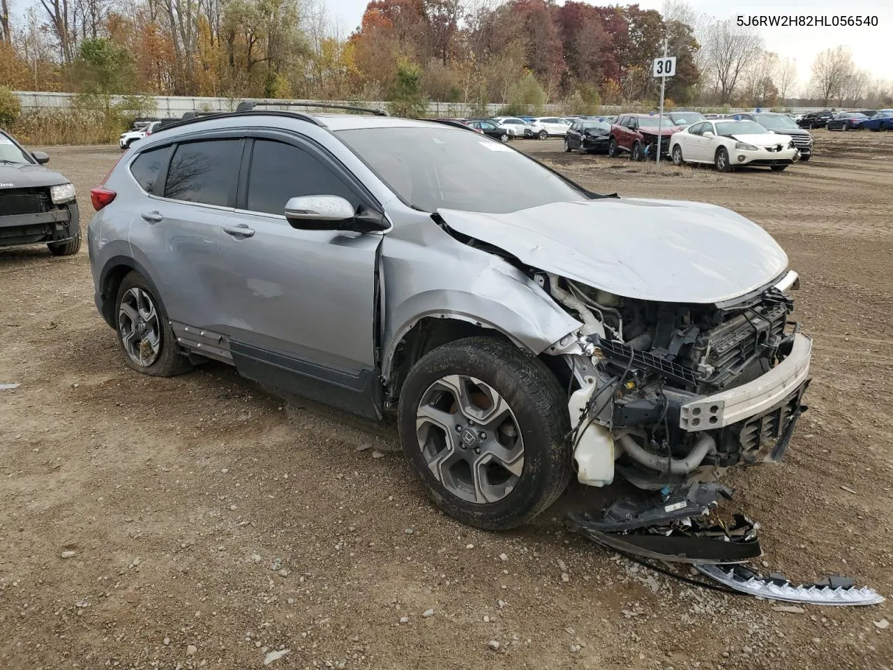 2017 Honda Cr-V Exl VIN: 5J6RW2H82HL056540 Lot: 76701624