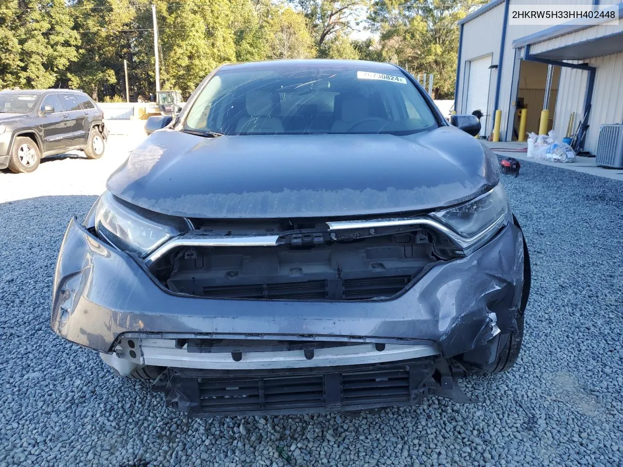 2017 Honda Cr-V Lx VIN: 2HKRW5H33HH402448 Lot: 76730824