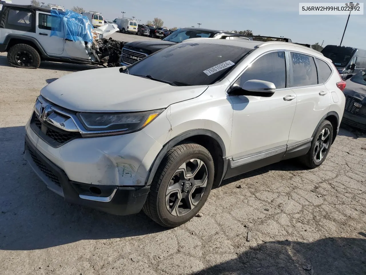 2017 Honda Cr-V Touring VIN: 5J6RW2H99HL022992 Lot: 76810324